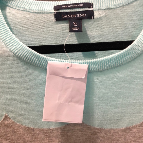 NWT New lands end size XL sweater beautiful! - Picture 3 of 3